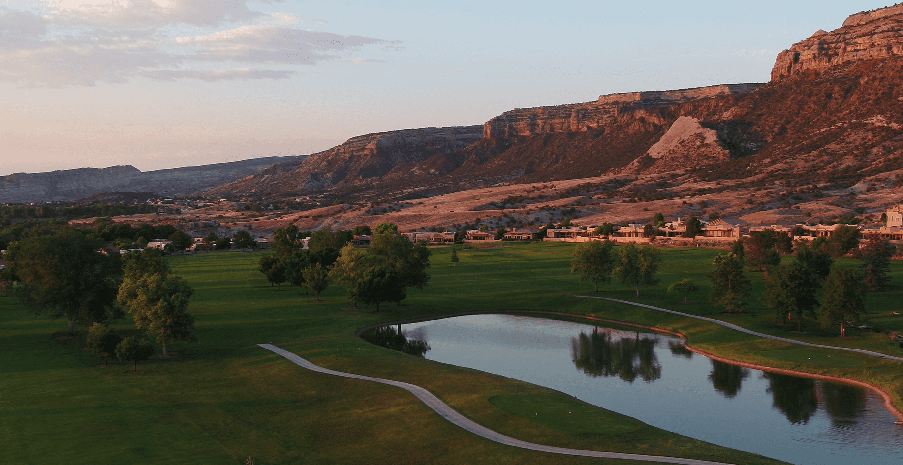 Back 9 from 10 Tee Box Dusk
